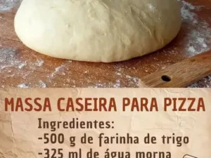 Massa de Pizza Caseira Fácil