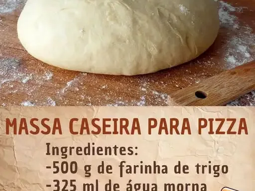 Massa de Pizza Caseira Fácil
