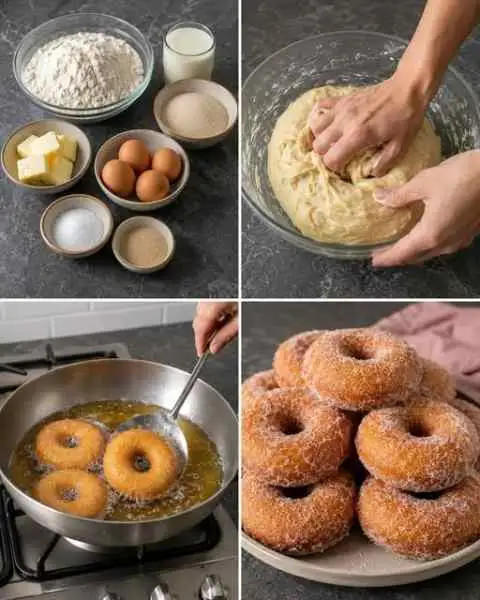 Massa Econômica Para Rosquinhas Fofinhas — Rende Cerca de 30