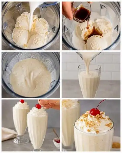 Milkshake Cremoso de Baunilha