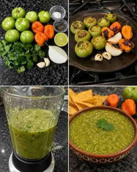 Molho de Pimenta Vermelha com Tomate Verde