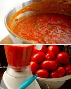 Molho de Tomate Caseiro Simples pronto para servir