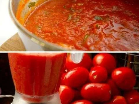 Molho de Tomate Caseiro Simples pronto para servir
