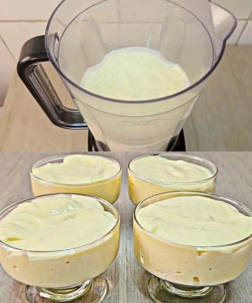 Mousse Cremoso de Limão no Liquidificador