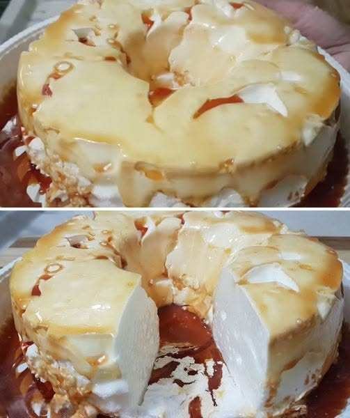Nuvem Doce de Banana com 2 Ingredientes