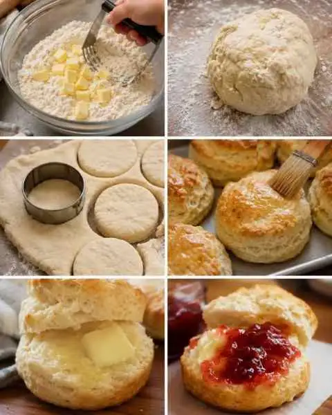 Pãezinhos Caseiros com Manteiga e Geleia
