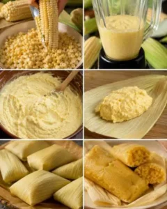 Pamonhas Doces de Milho com Baunilha