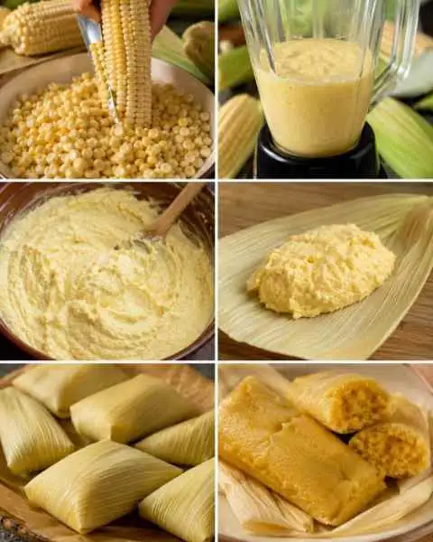 Pamonhas Doces de Milho com Baunilha