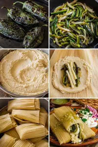 Pamonhas Salgadas com Tiras de Pimentão Verde e Queijo