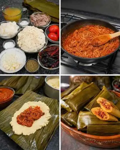Pamonhas Salgadas de Carne de Porco ao Molho Temperado