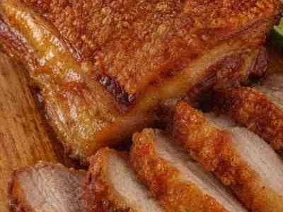 Panceta à Pururuca na Airfryer
