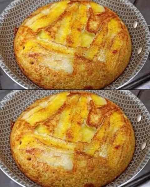 Panqueca de Aveia e Banana para o Café da Manhã pronto para servir