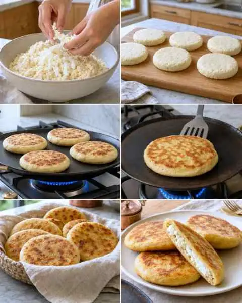 Panquecas de Coalhada Saborosas e Caseiras
