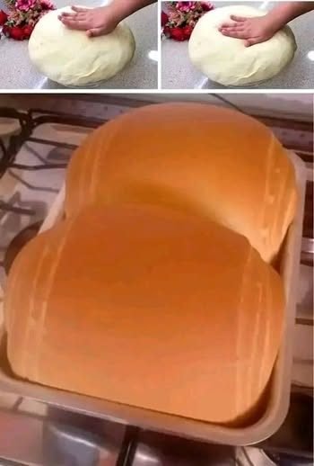 Pão Caseiro Fofinho que Cresce Rápido pronto para servir