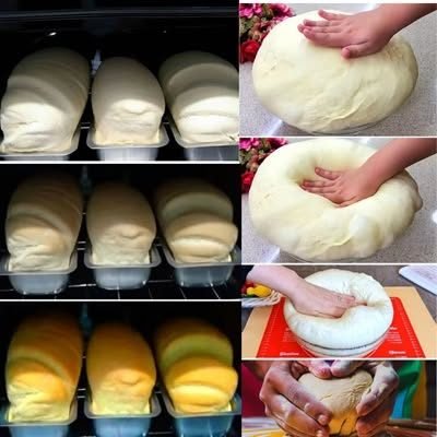 Pão com Vinagre Alto e Fofinho