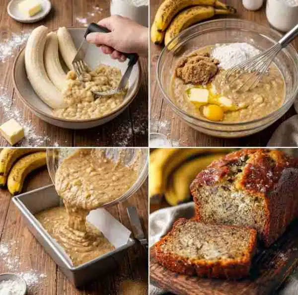 Pão de Banana Úmido e macio
