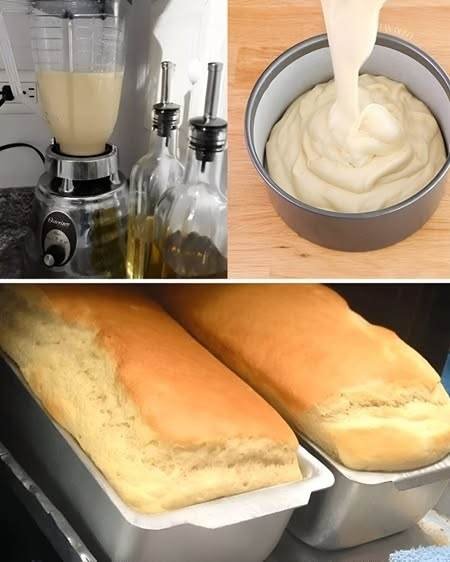 Pão de Liquidificador Caseiro Fácil e Macio pronto para servir