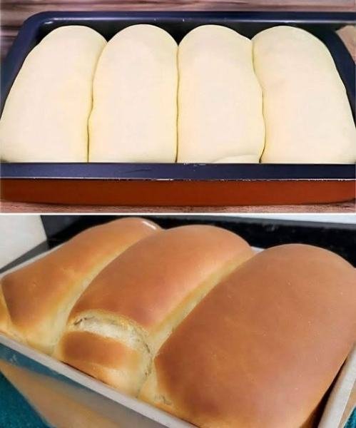 Pão do Padre Caseiro Macio e Dourado pronto para servir