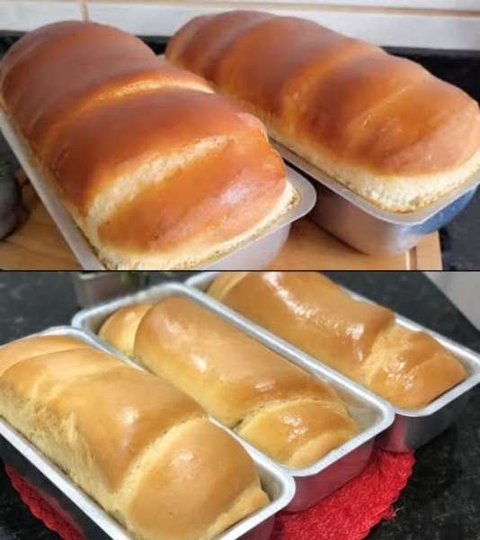 Pão Fofinho com Mel para o Café da Tarde pronto para servir