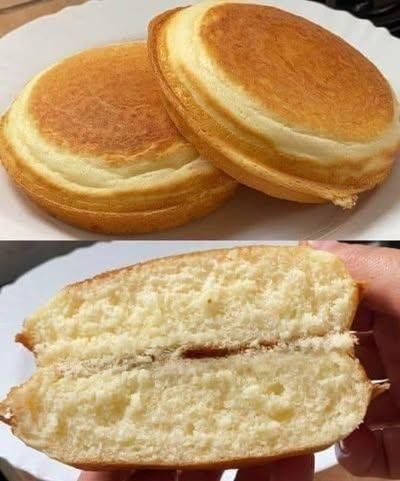 Pãozinho de Maisena com Ovo na Frigideira pronto para servir