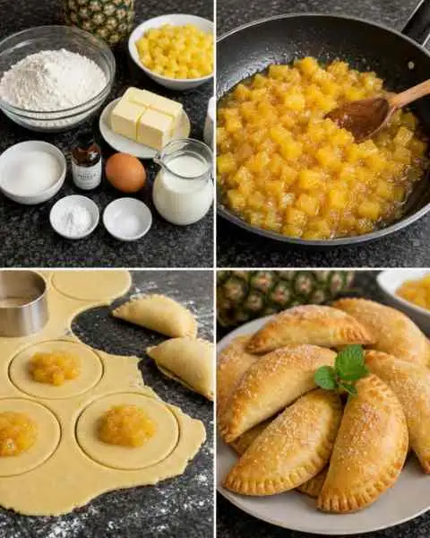 Pastéis Caseiros de Abacaxi