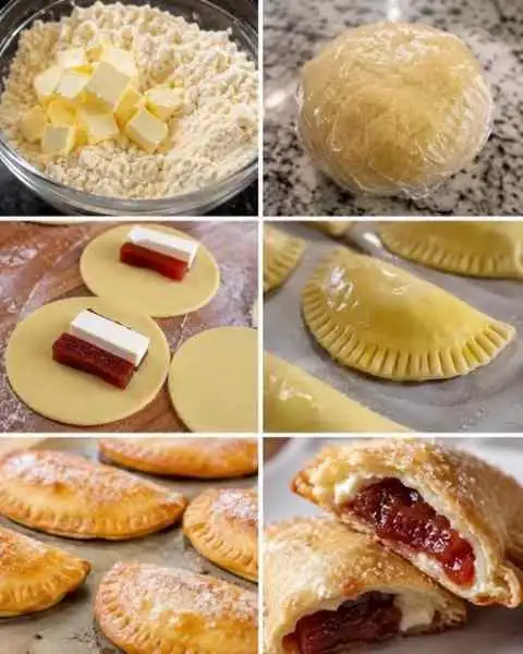 Pastéis de Goiaba com Queijo Cremoso
