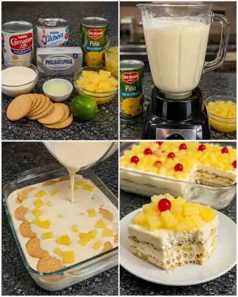Pavê Cremoso de Abacaxi