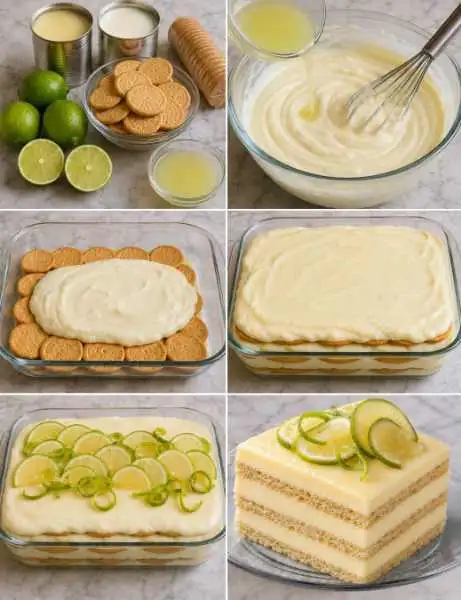 Pavê Cremoso de Limão sem Forno
