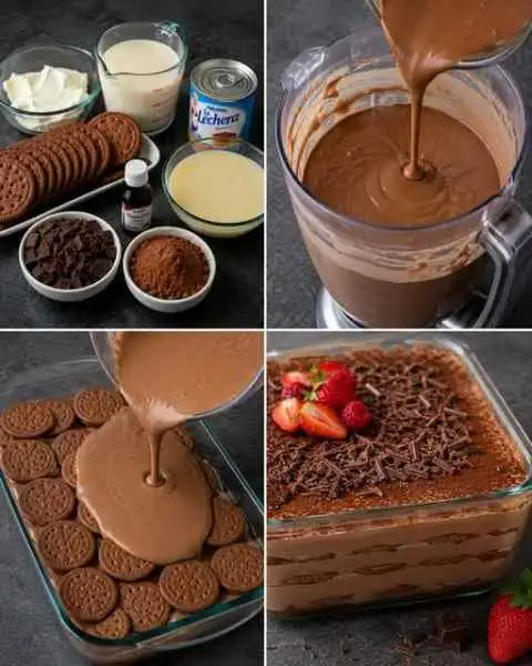 Pavê de Chocolate Fácil e Delicioso