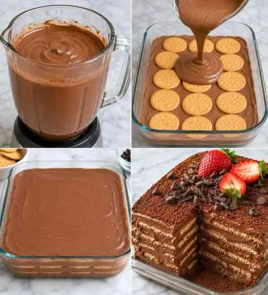 Pavê de Chocolate Muito Fácil