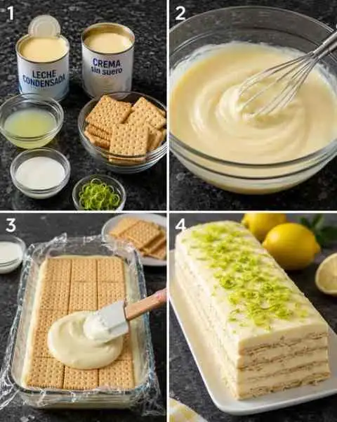 Pavê de Limão Fácil e Delicioso