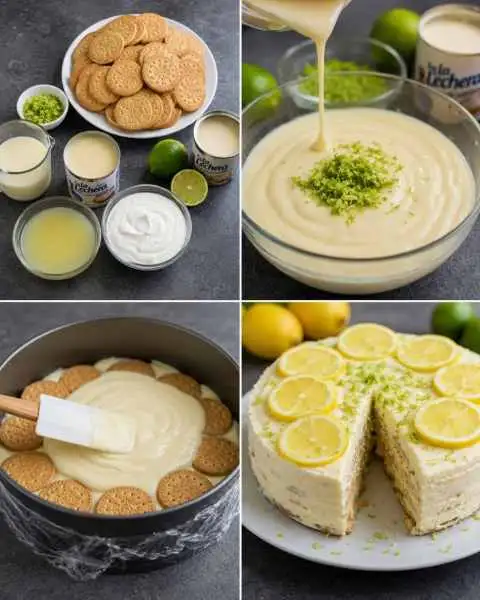 Pavê de Limão macio e Delicioso