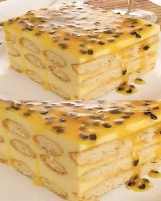 Pavê de maracujá