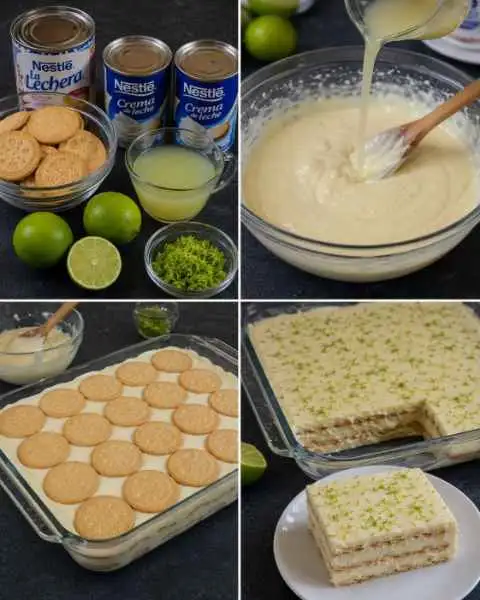 Pavê Tradicional de Limão sem Forno