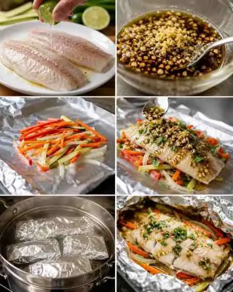Peixe no Vapor — Suculento e Aromático
