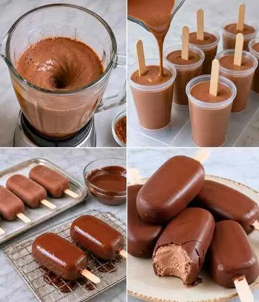 Picolé de Chocolate — Receita Fácil