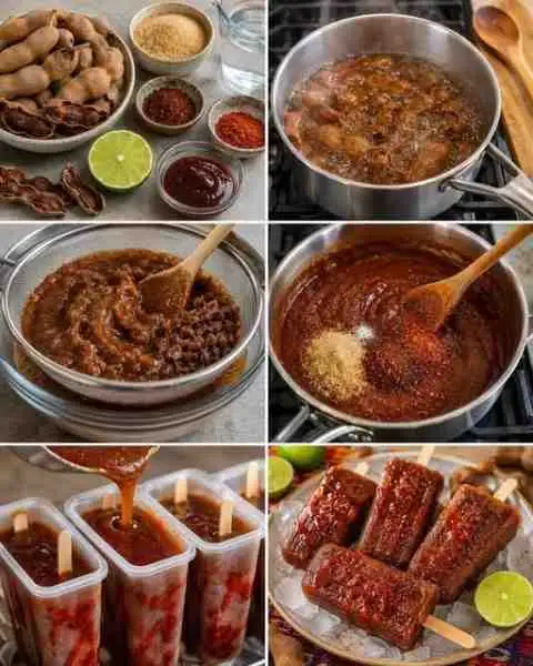 Picolés de Tamarindo