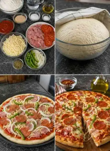 Pizza Caseira Fácil, Fofinha e deliciosa