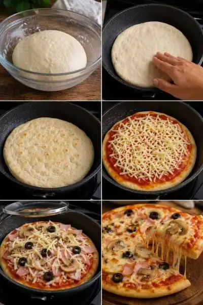 Pizza de Frigideira