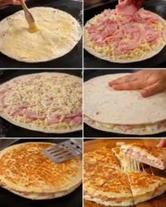Pizza de Massa Dupla Gigante Estilo Lanchonete