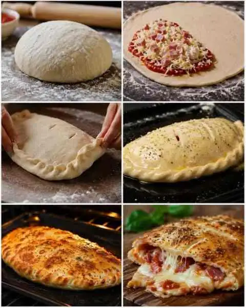 Pizza Fechada Tradicional com Massa Caseira