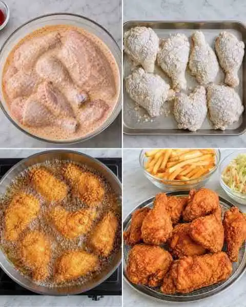 Receita Secreta de Frango Frito Estilo Lanchonete