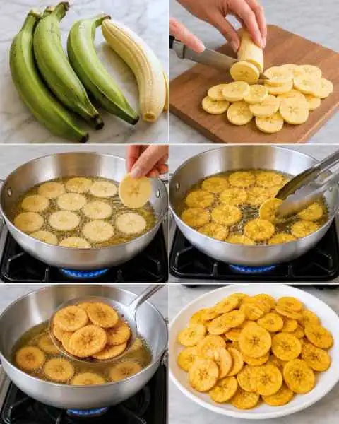 Rodelas Crocantes Caseiras de Banana-da-Terra