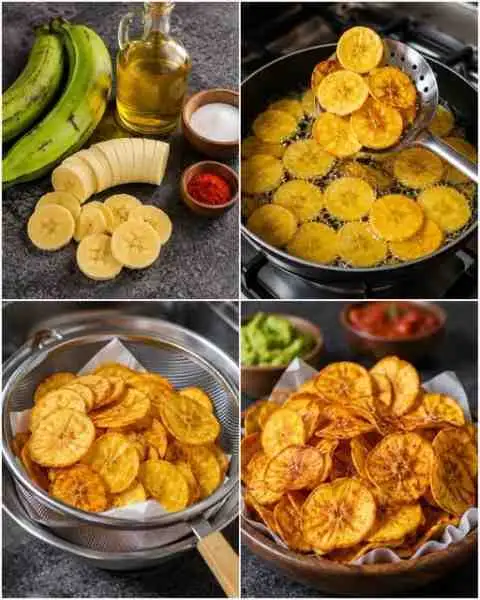Rodelas Crocantes de Banana-da-Terra — Receita Fácil