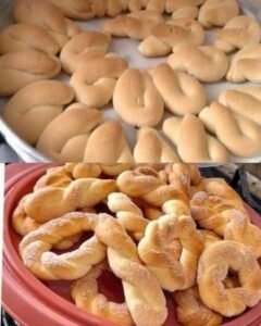 Rosquinha Fofinha Caseira para o Café pronto para servir