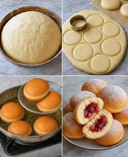 Rosquinhas Caseiras Recheadas com Geleia