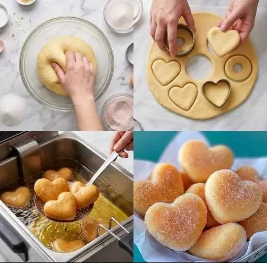 Rosquinhas em Formato de Coração