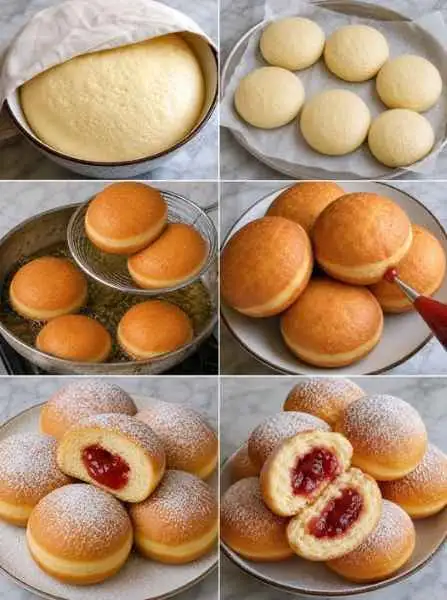 Rosquinhas Recheadas com Geleia