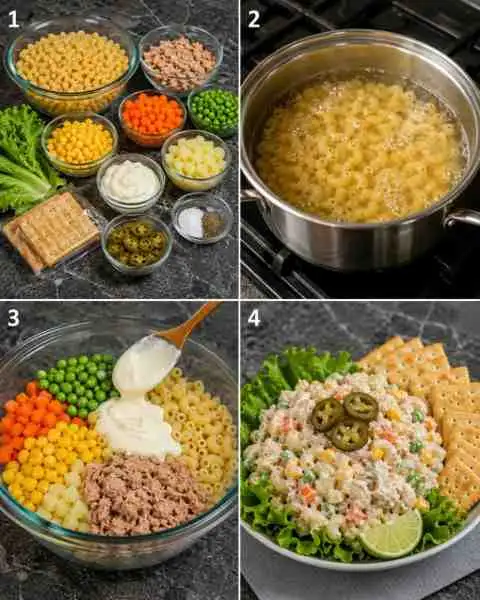Salada de Macarrão com Atum