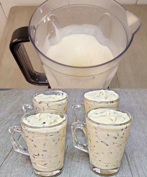 Sobremesa Cremosa de Liquidificador em 2 Minutos